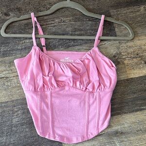 Hollister Light Pink Ruched Cami